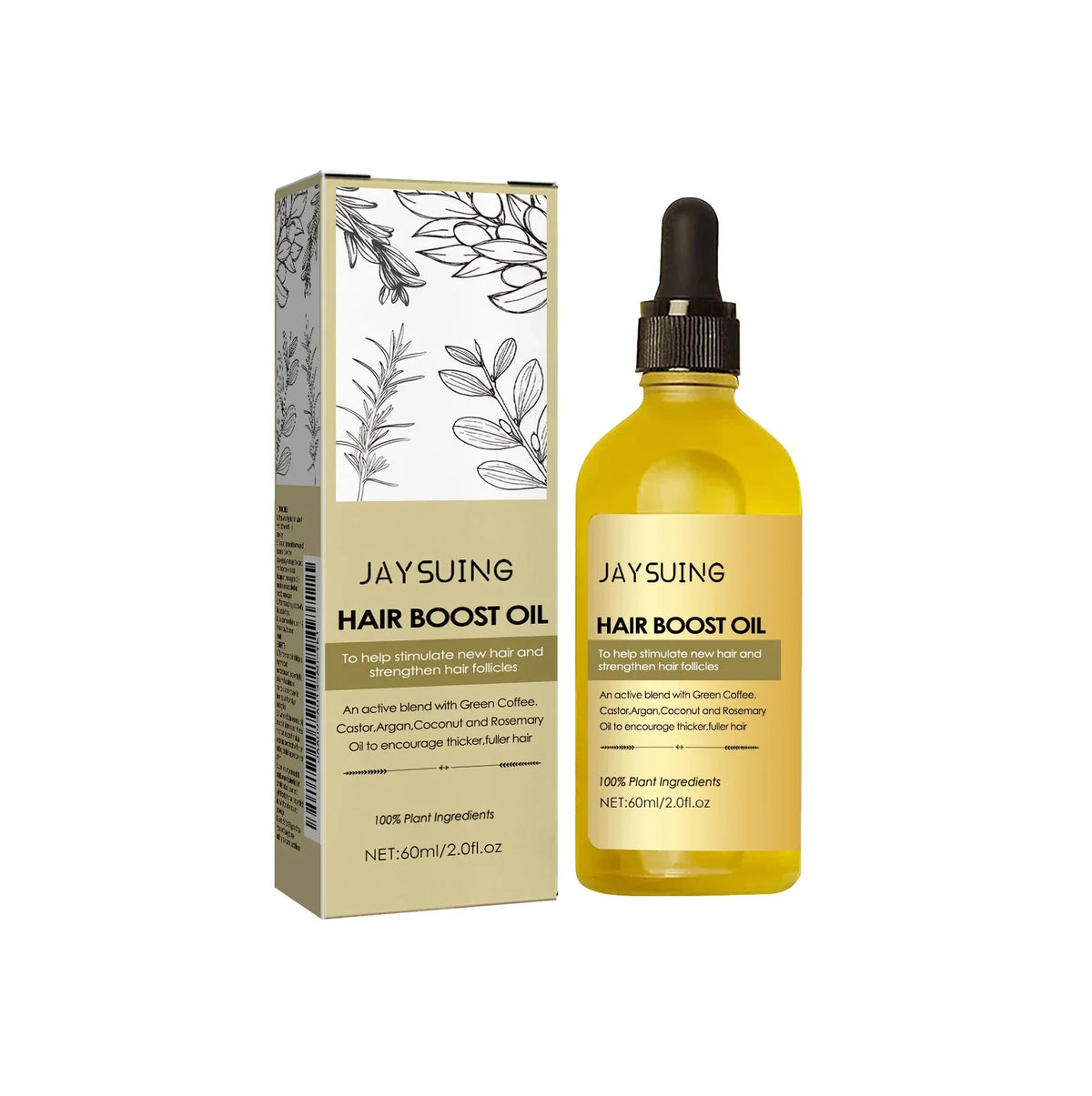 Jaysuing Rosemary Hair Growth Oil – Thicken & Strengthen 60ml