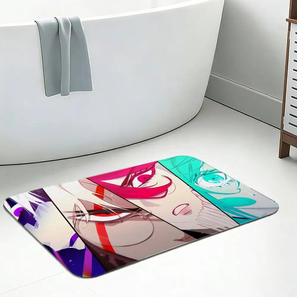 Dandadan Anime Diatomite Bath Mat – Quick Dry & Non-Slip