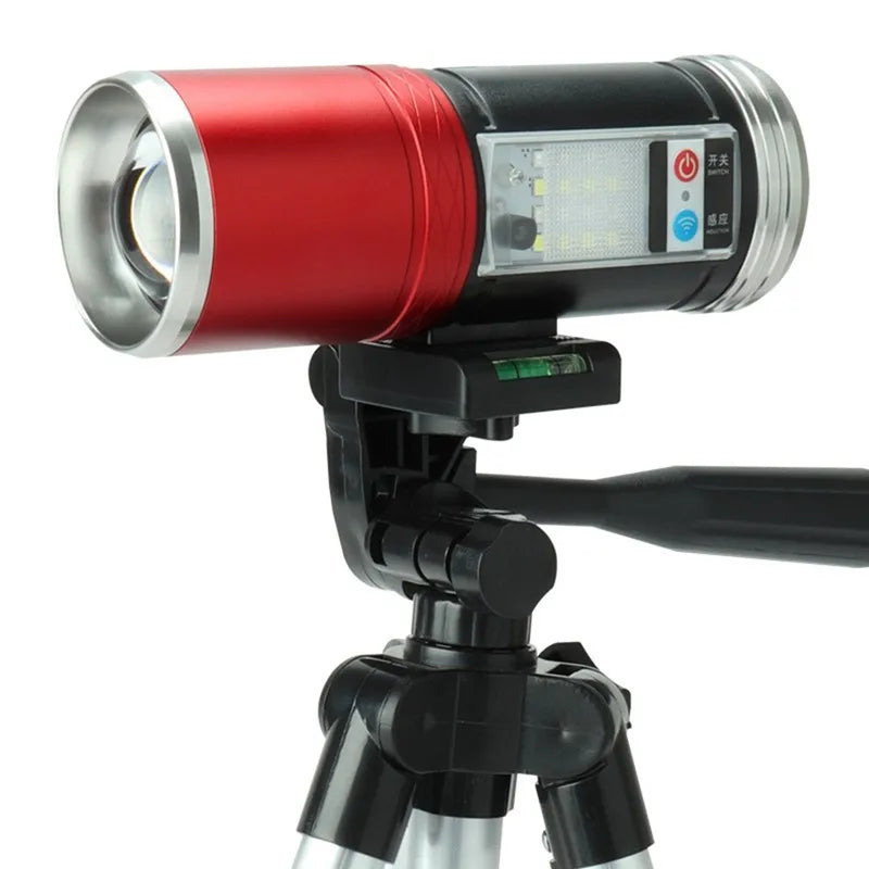 A36T-Aluminum Alloy Durable LED Flashlight USB