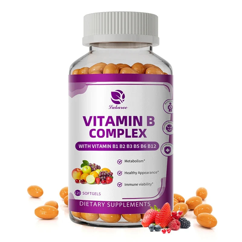 Vitamin B Complex with Biotin & Folic Acid – Energy & Focus