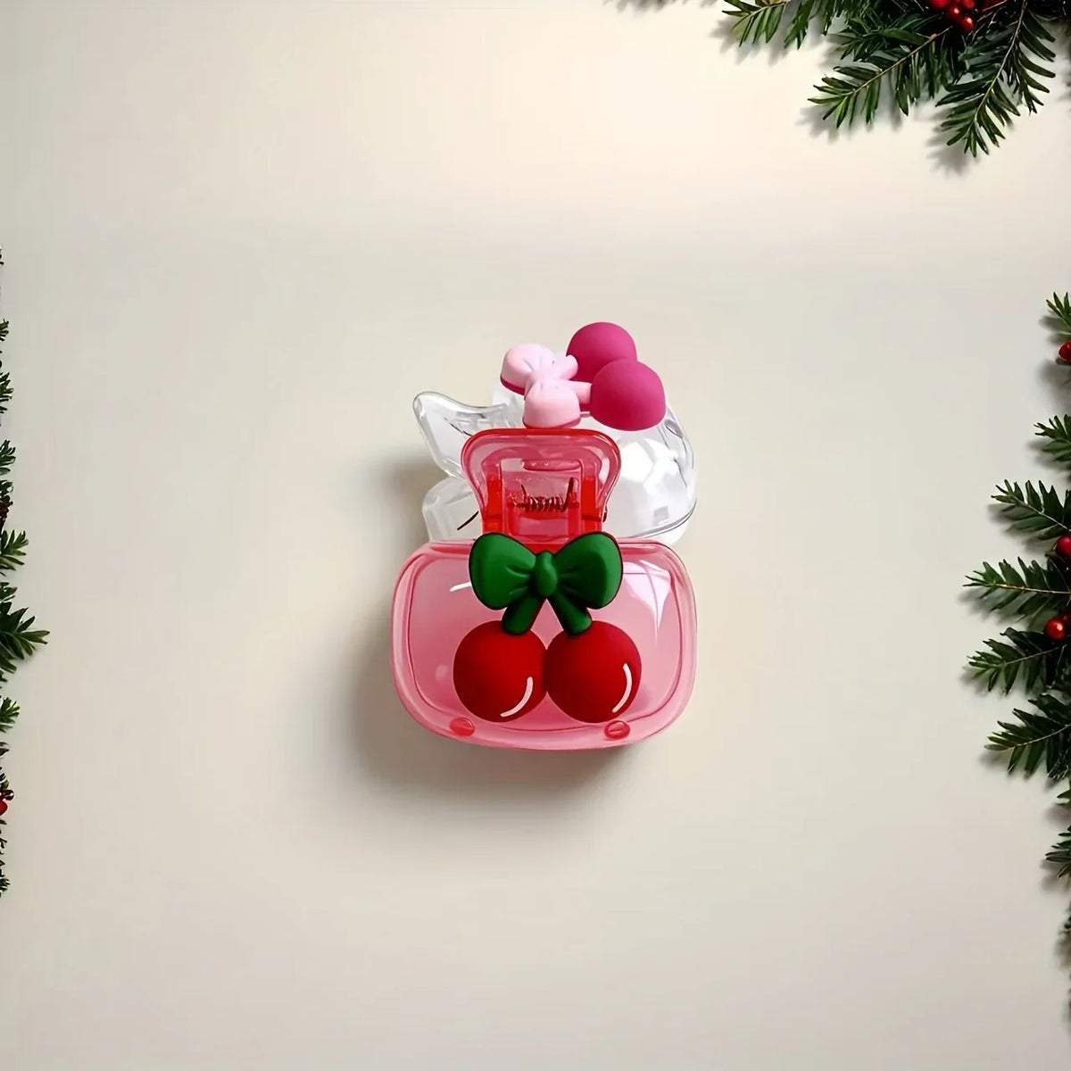 Cherry Toothbrush Holder – Dual Drainage, Protects Bristles