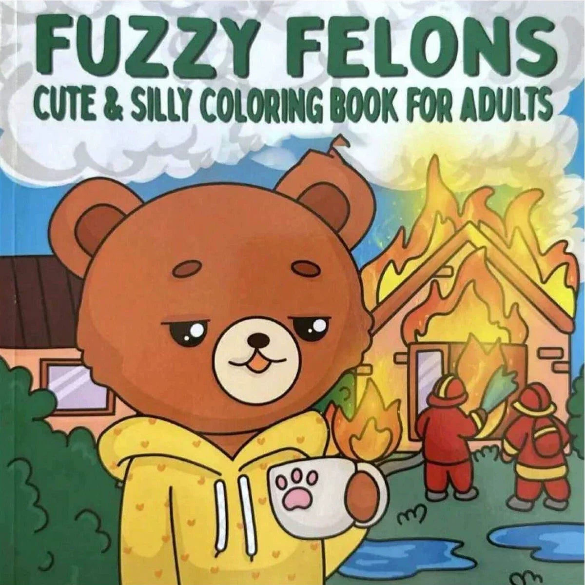 Teen Adult Stress Relief Coloring Book Cute Animals Calming Scenes