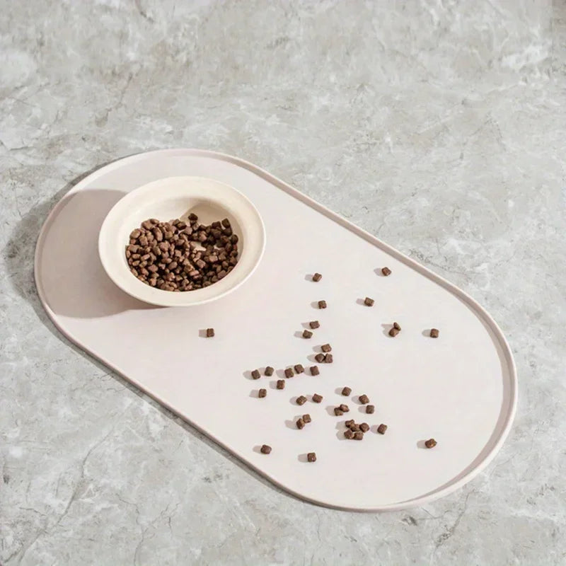 Non-Slip Waterproof Dog & Cat Feeding Mat | Silicone Pet Food Mat