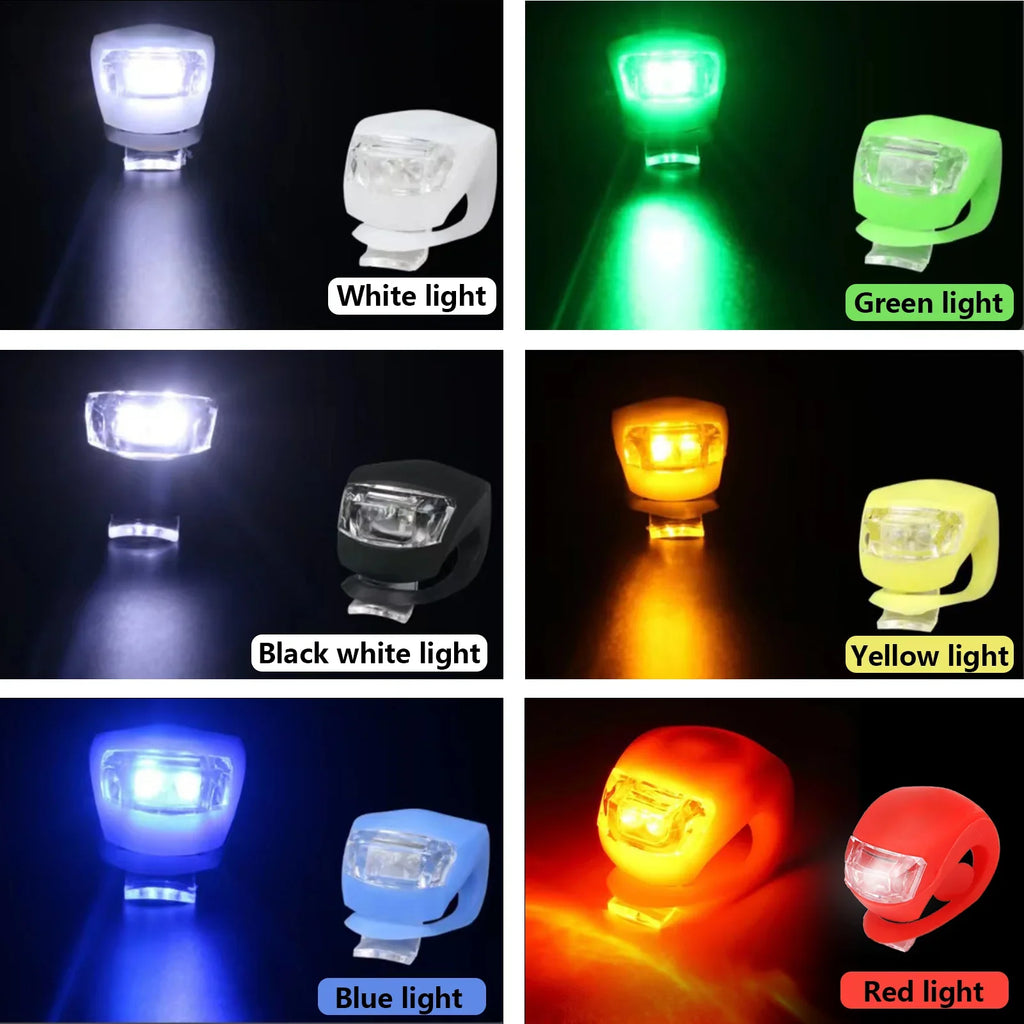 LED Bike Lights Waterproof Front & Rear Cycling Safety Lights
