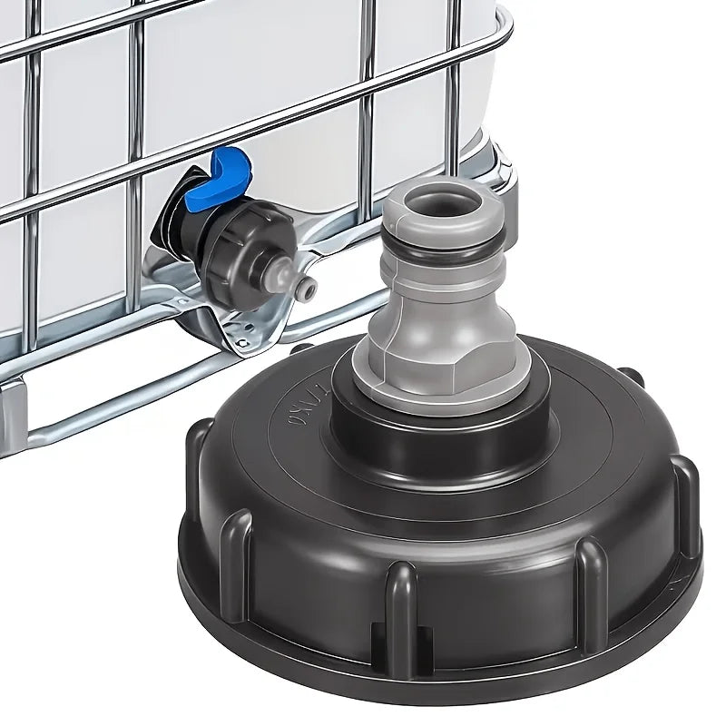 IBC Bucket Cap Threaded Connector Leak-proof Quick Plug RV Water Tank