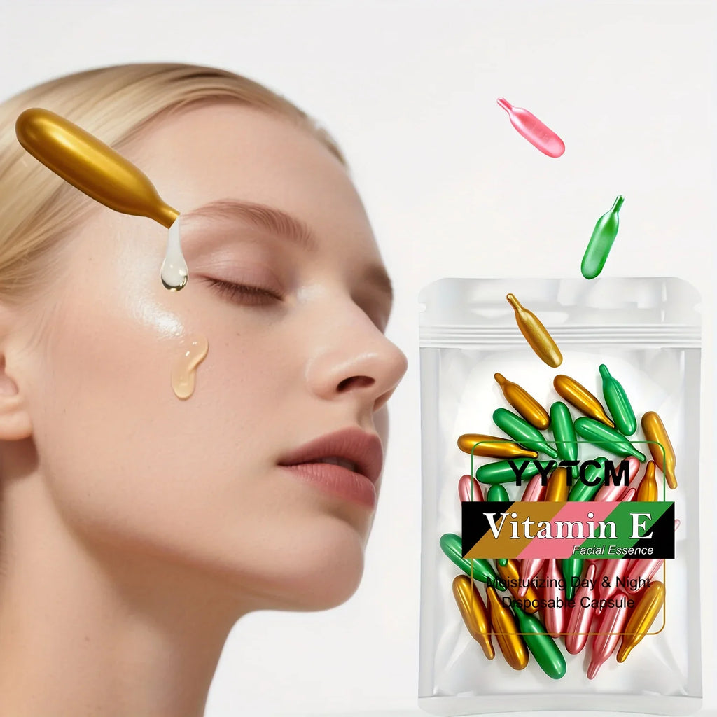 Vitamin E Single-Use Facial Essence Capsules – 30ct Moisturizer