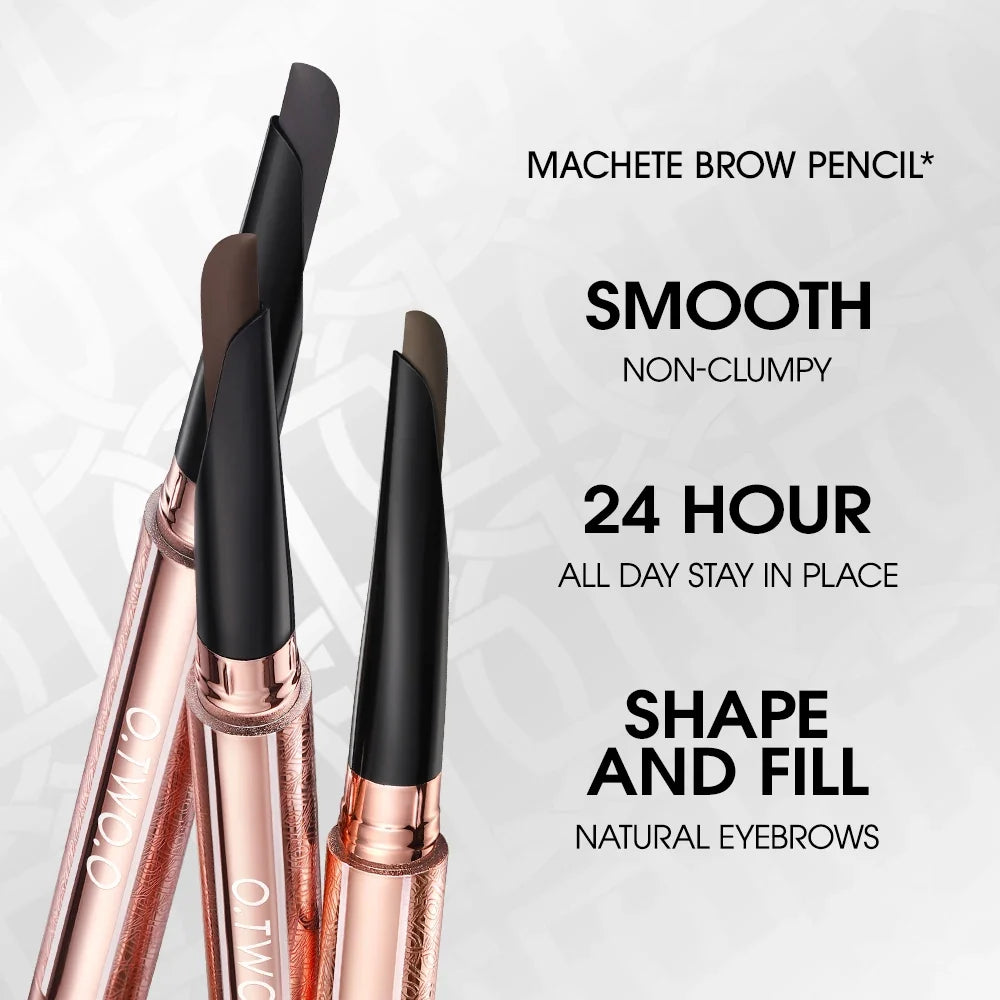 O.TWO.O Machete Eyebrow Pencil – Waterproof High Pigment