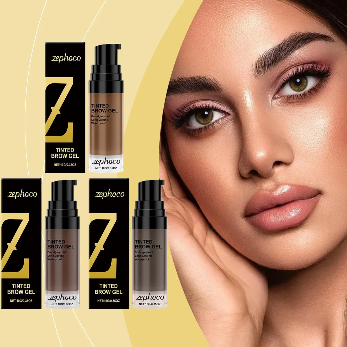 Waterproof Eyebrow Dye Gel Cream – Long-Lasting Tinted Brows
