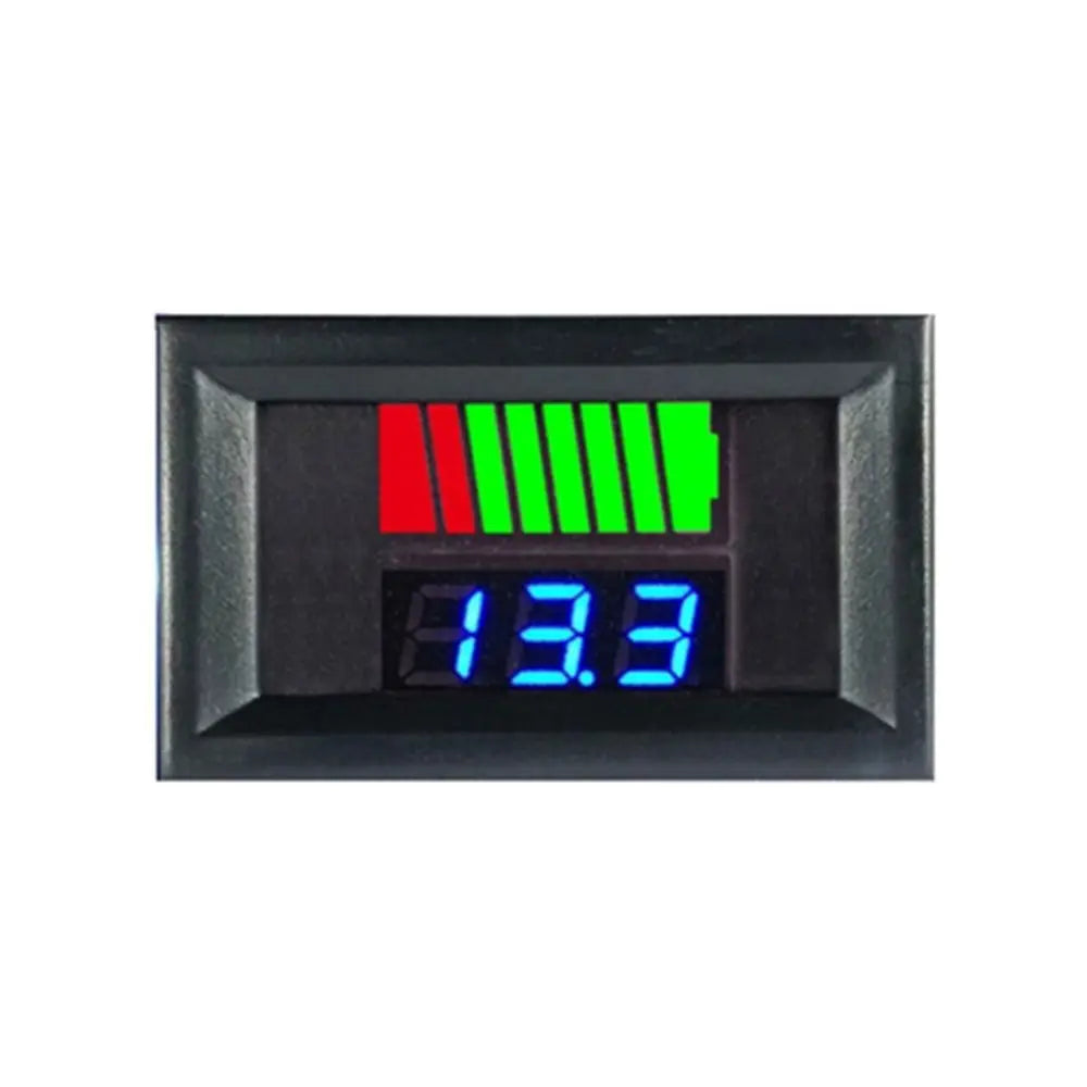 Digital Battery Voltmeter 12V–84V Charge Level Indicator