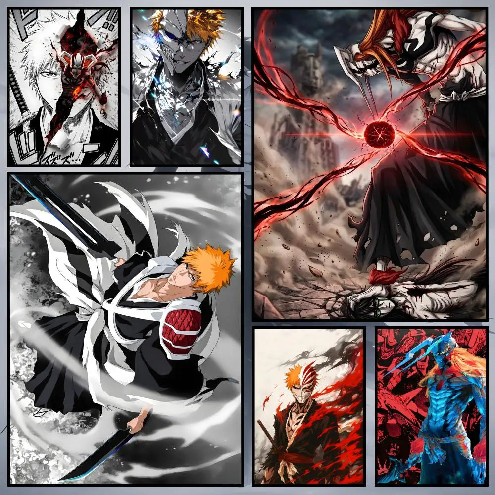 Ichigo Kurosaki Anime Wall Poster – HD Self-Adhesive Art Print