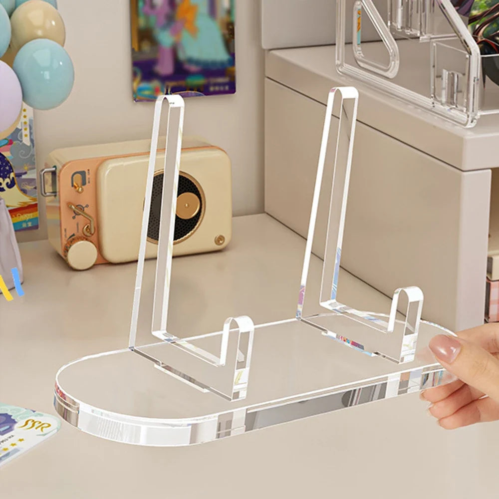 Transparent Acrylic Badge Display Holder Medals Honor Storage Stand