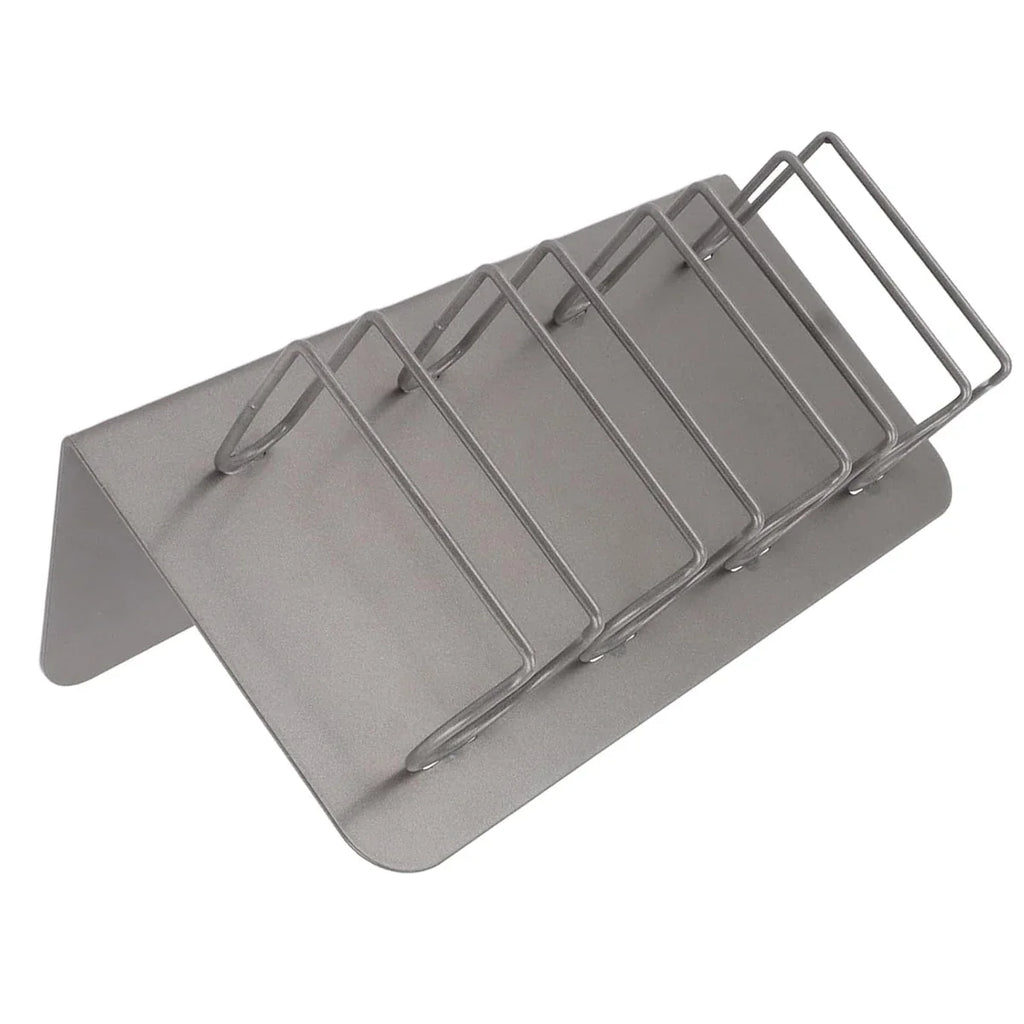 4-Slot Steel Hair Clipper Storage Rack | Salon Tool Holder