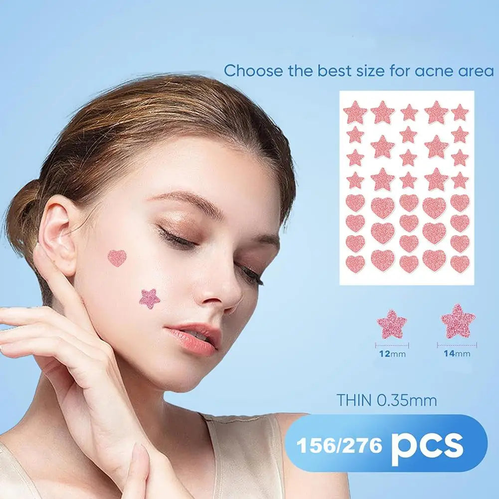 Colorful Star Pimple Patches – Invisible Acne Spot Stickers