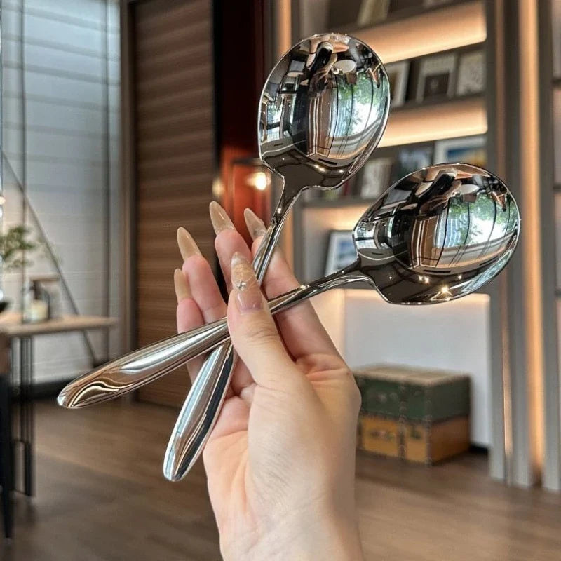 Stainless Steel Large Serving Spoon | Mirror Polished