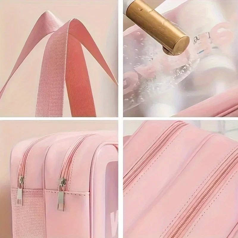 Wet-dry Separation Makeup Bag Portable Toiletry Travel Essentials