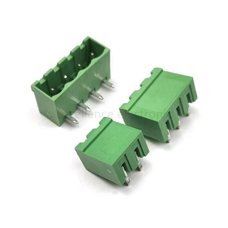 Plug-in PCB Wiring Terminal Closed End Straight Curved Soldering