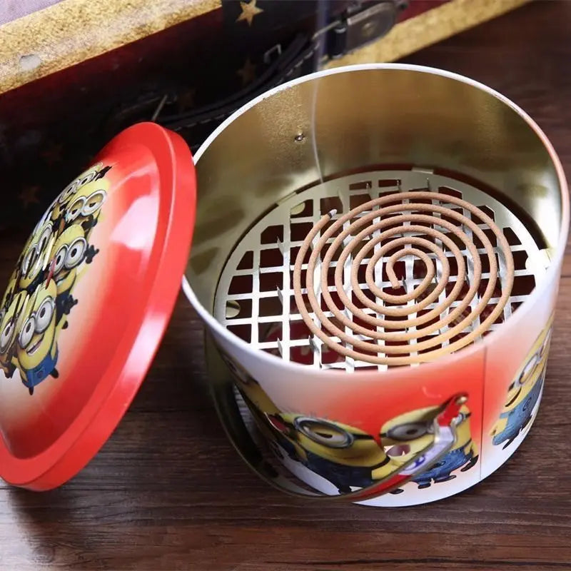 Home Lid Anti-heat Mosquito Incense Bucket Great Outdoor Camping Tool