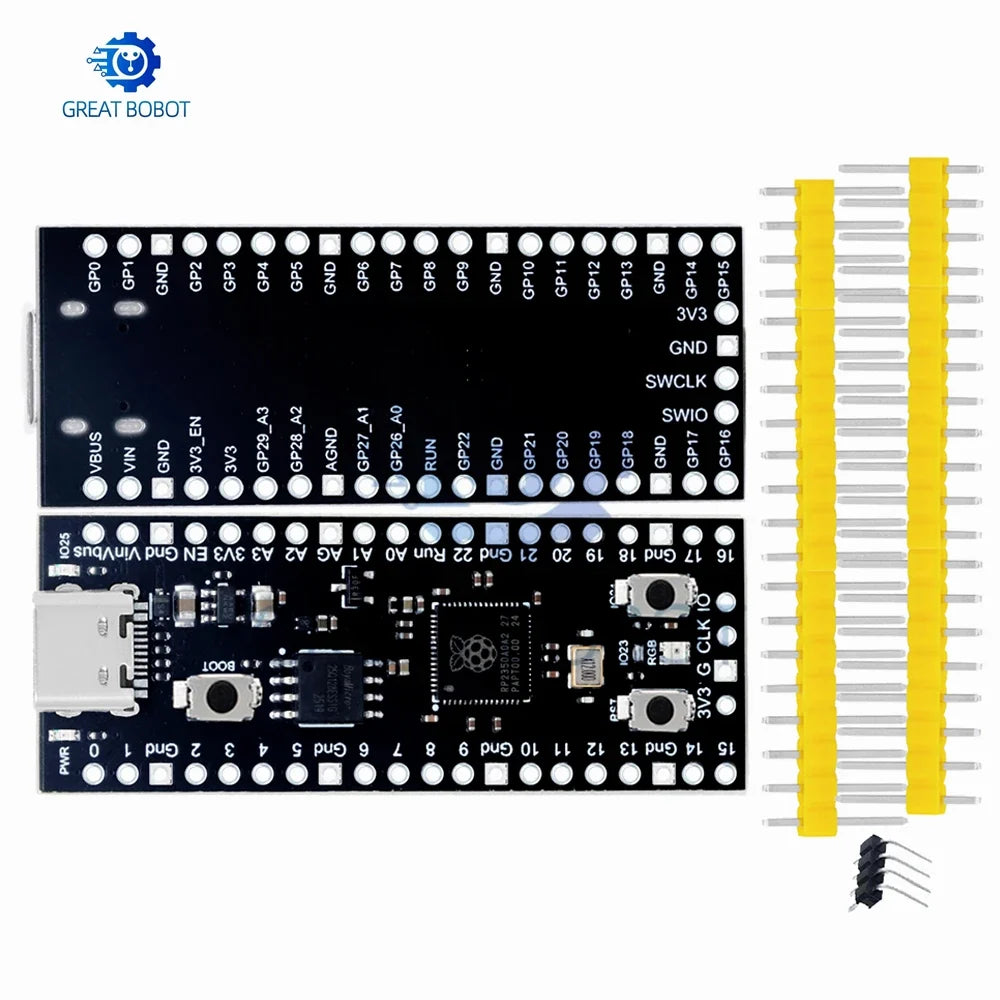 RP2350A Dual-Core Dev Board 16MB – Raspberry Pi Pico 2 Compatible