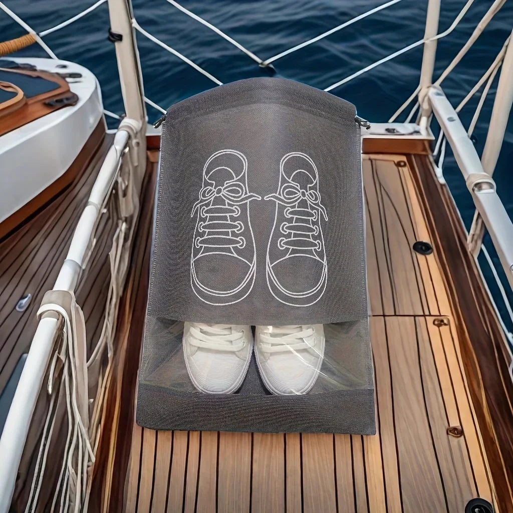 Non Woven Shoe Bag Storage Drawstring Dust-proof