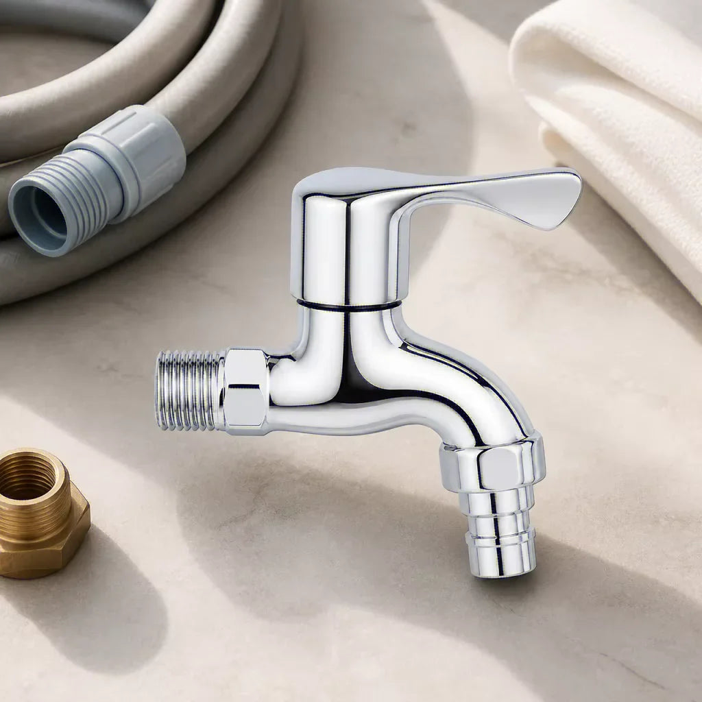 Wall-Mounted Garden Faucet G1/2 | Ceramic Valve, Stainless Steel