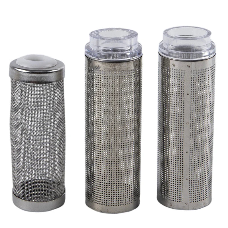 Aquarium Inflow Inlet Filter Stainless Basket Mesh Net Guard Fish