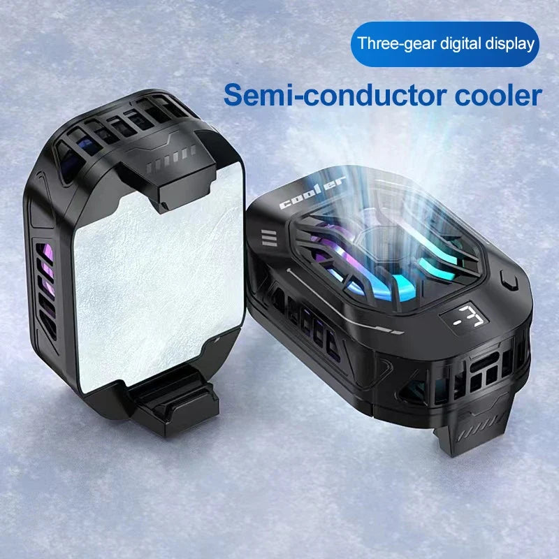 Smartphone Cooler Phone Cooling Fan Mobile Gaming Cell Plate Games