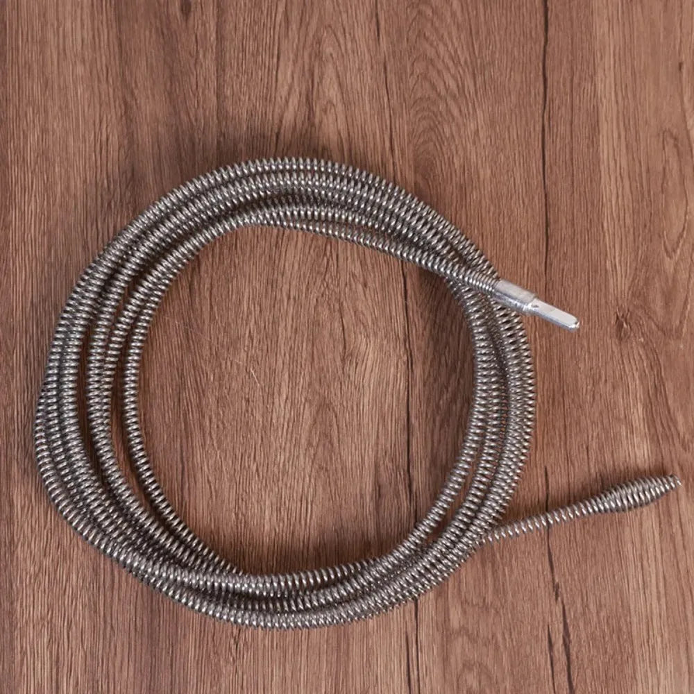 Drain Unclogging Spring Tool – Sink, Toilet & Kitchen