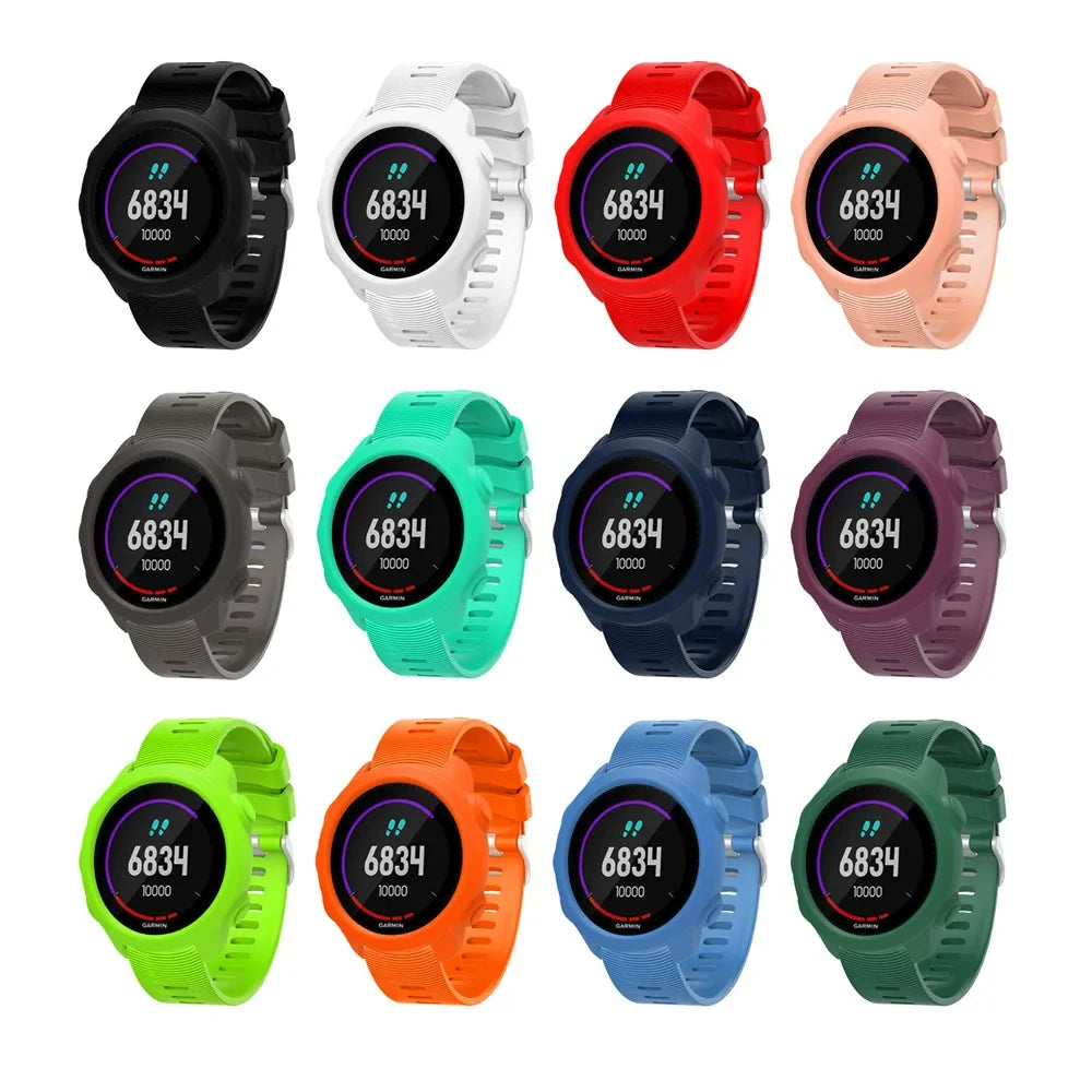 Silicone Case & Strap for Garmin Forerunner 245 / 245M