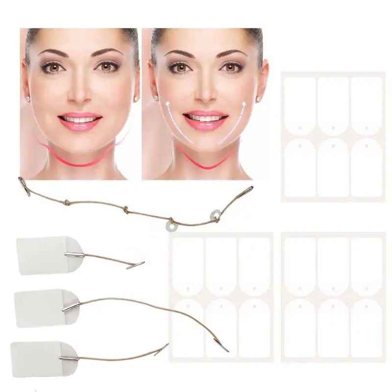 Disaar Invisible Face Lift Tape | V-Shape Waterproof – 18 Pcs