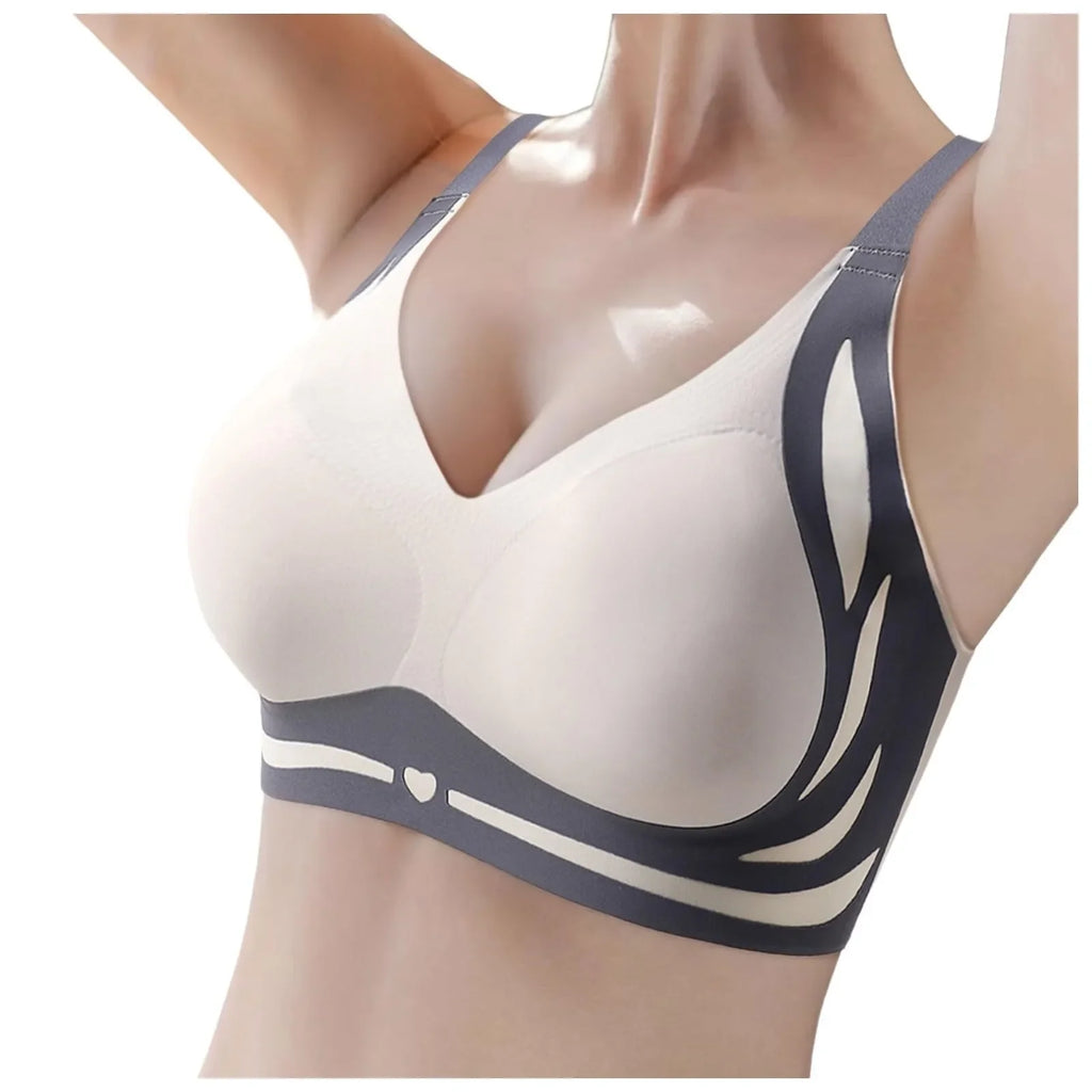 Women's Wireless Push-Up Bra | Seamless V-Neck Wire-Free