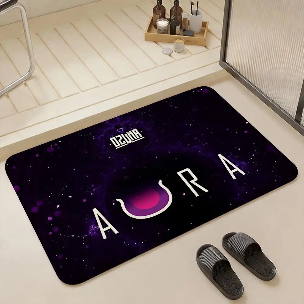 Ozuna Reggaeton Flannel Floor Mat – Non-Slip Soft Indoor Rug