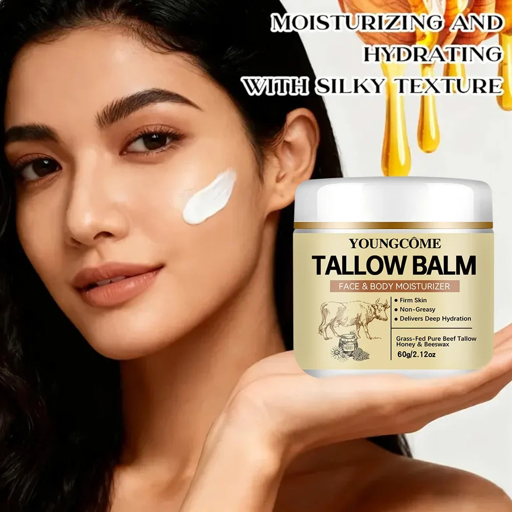 YOUNGCOME Beef Tallow Night Cream – Deep Hydration & Glow