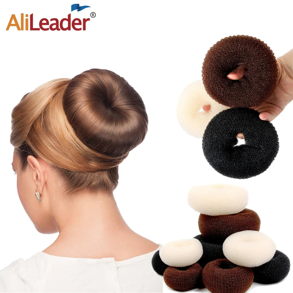 Donut Hair Bun Maker – Foam Bun Shaper for Women & Girls