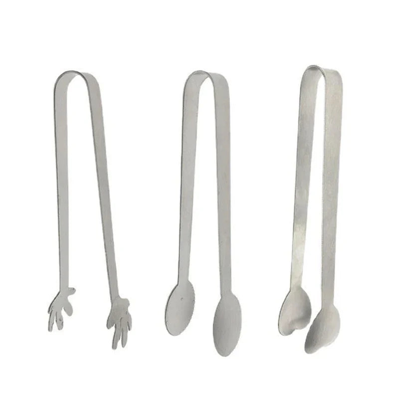 Stainless Steel Mini Food Clips – Sugar Cube & Dessert Tongs