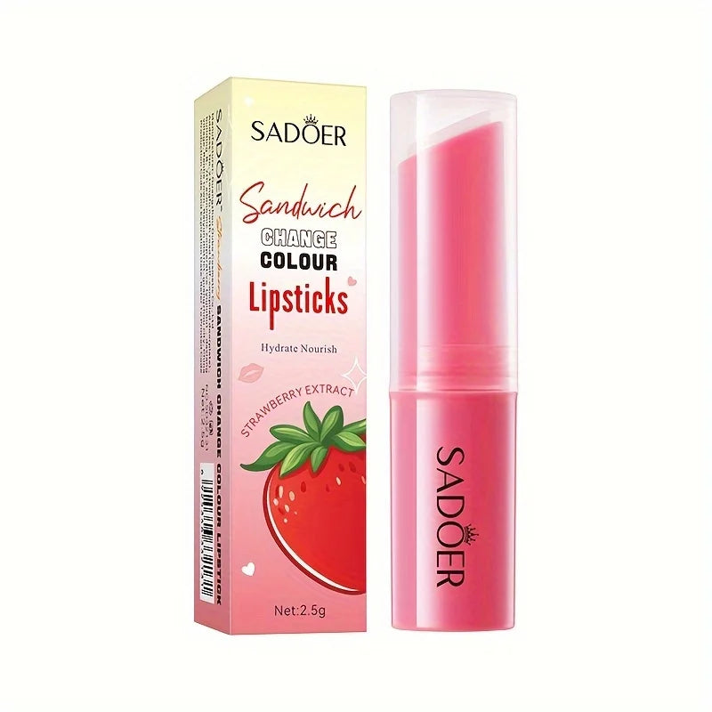 Strawberry Color-Changing Moisturizing Lip Balm 2.5g