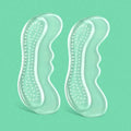 Silicone Gel Heel Insoles for Women – Anti-Slip Pain Relief