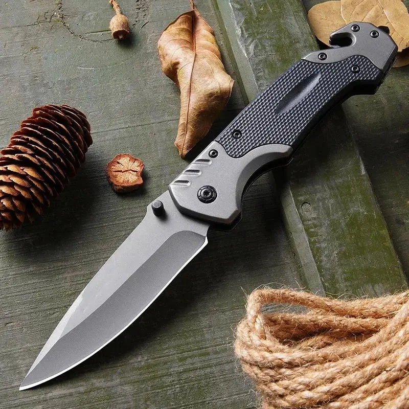 Stainless Steel Folding Pocket Knife – Camping & Outdoor EDC