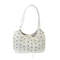 French Bow Ribbon Shoulder Bag – Women's Underarm Bucket Bag