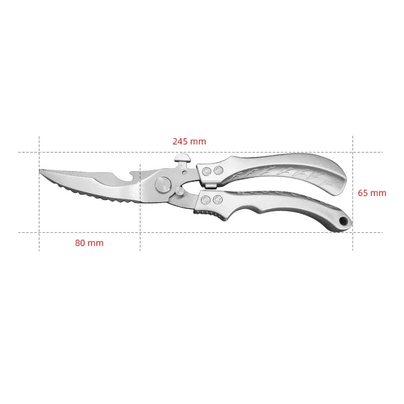 InLeung Heavy-Duty Kitchen Scissors – Sharp Stainless Steel