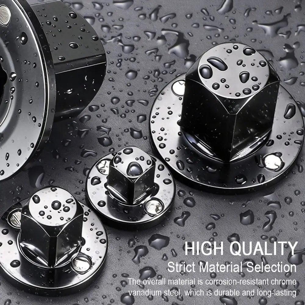 4-Piece Low-Profile Impact Socket Adapter Set | 1/4 to 1" Drive