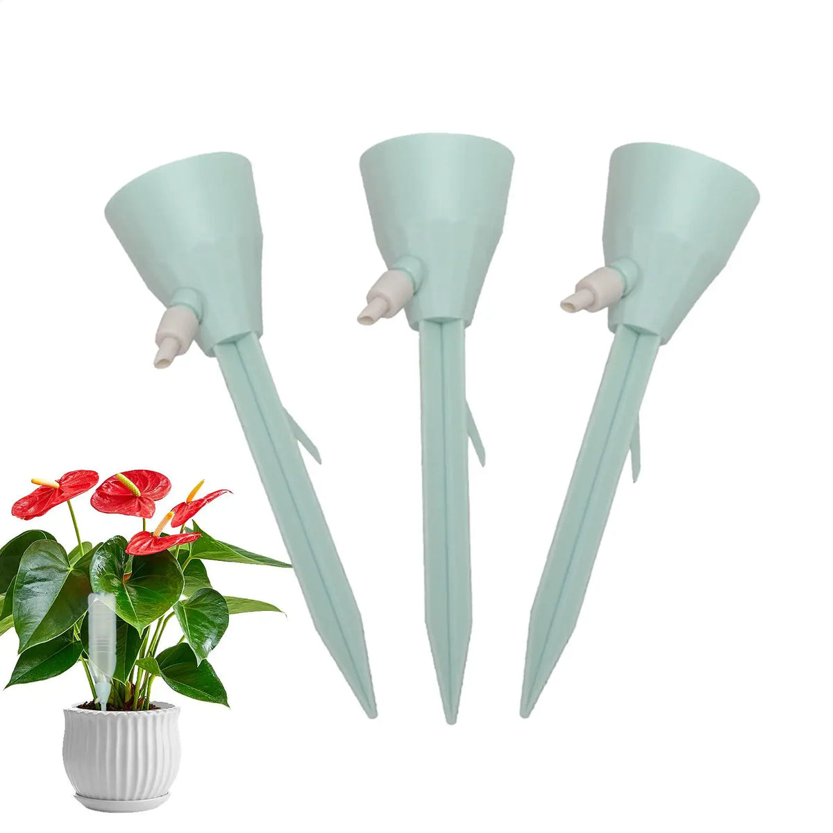 Adjustable Self-Watering Spikes – Drip Irrigation for Plants 3/6Pcs