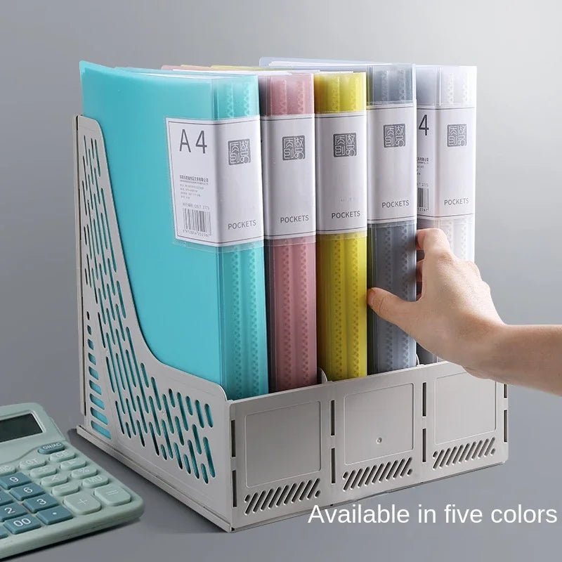 A4 Transparent Folder Document Large Capacity Dustproof Waterproof