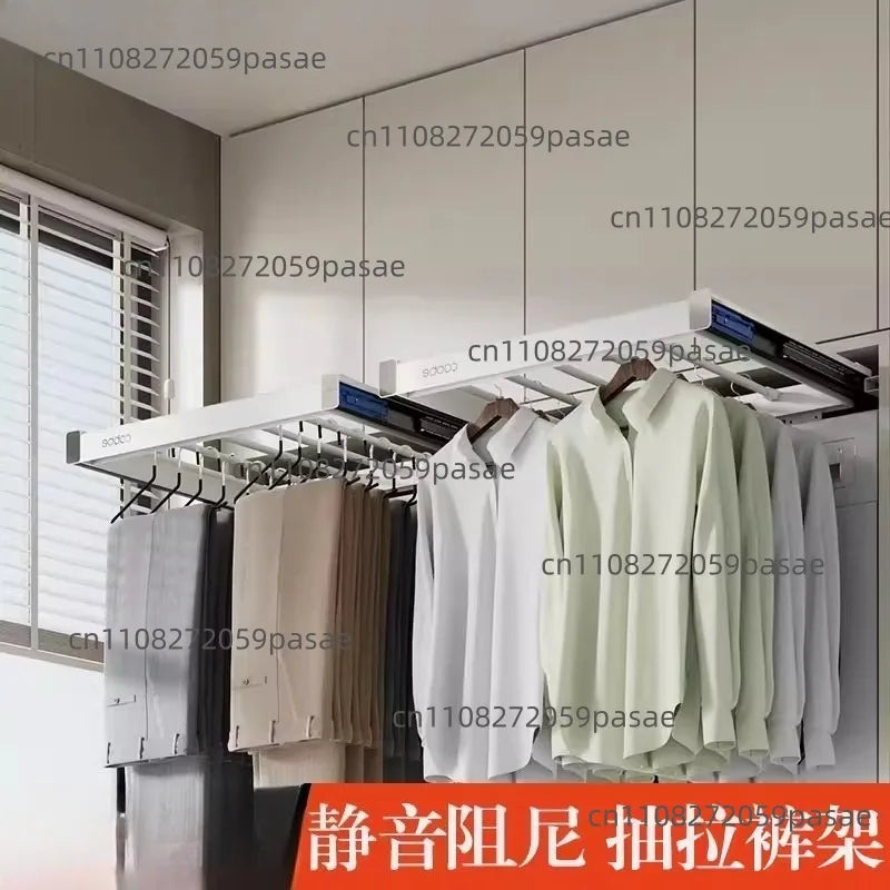 Hidden Pull-Up Drying Rack – Balcony & Laundry Wall Mount