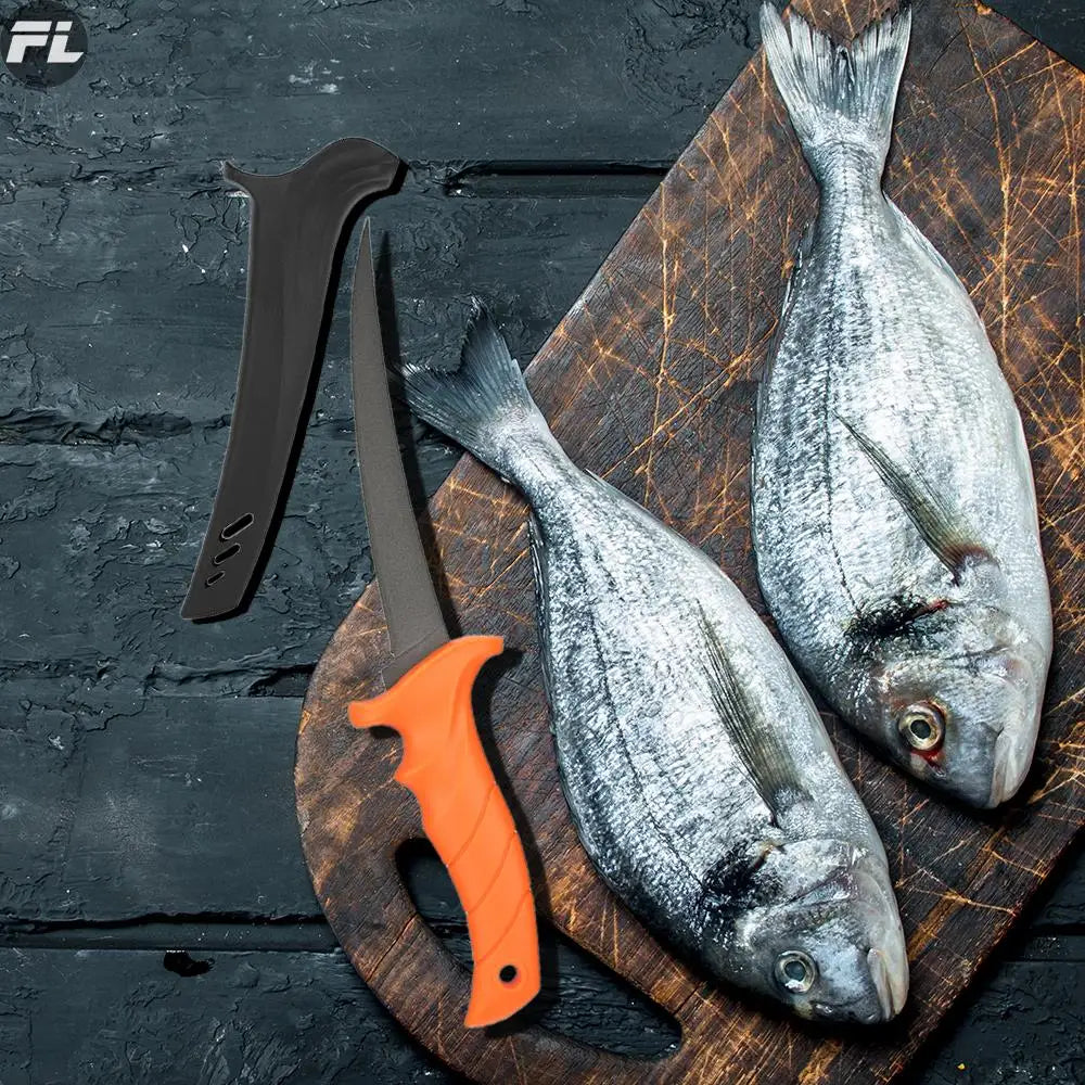 9" 5Cr15MoV Stainless Steel Filleting & Slicing Knife