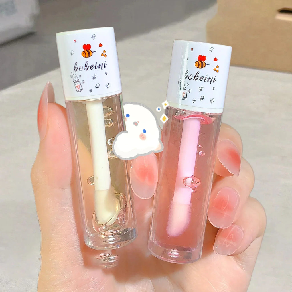 Peach Honey Lip Oil – Plumping, Hydrating & Non-Sticky Gloss