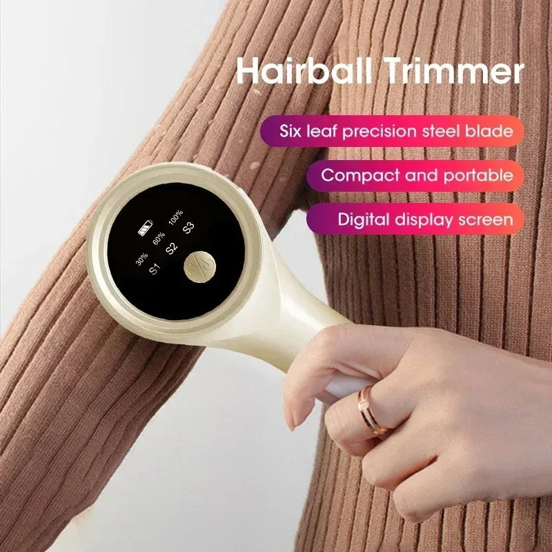 Electric Rechargeable Lint Remover & Fabric Shaver – 3-Speed