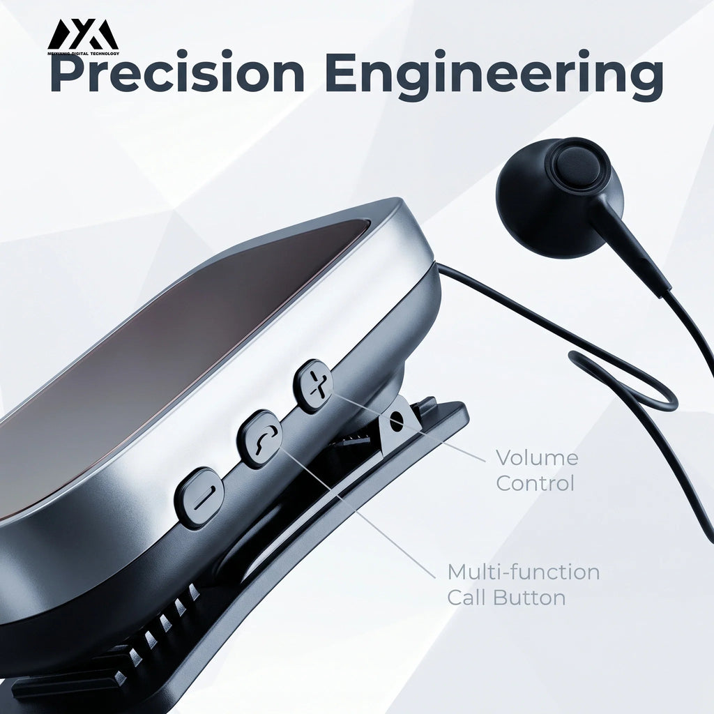 K30 Collar Clip Bluetooth Earphone – Wireless Hands-Free Headset