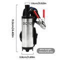 12V/24V Portable Oil & Fluid Transfer Pump – 38mm Heavy Duty