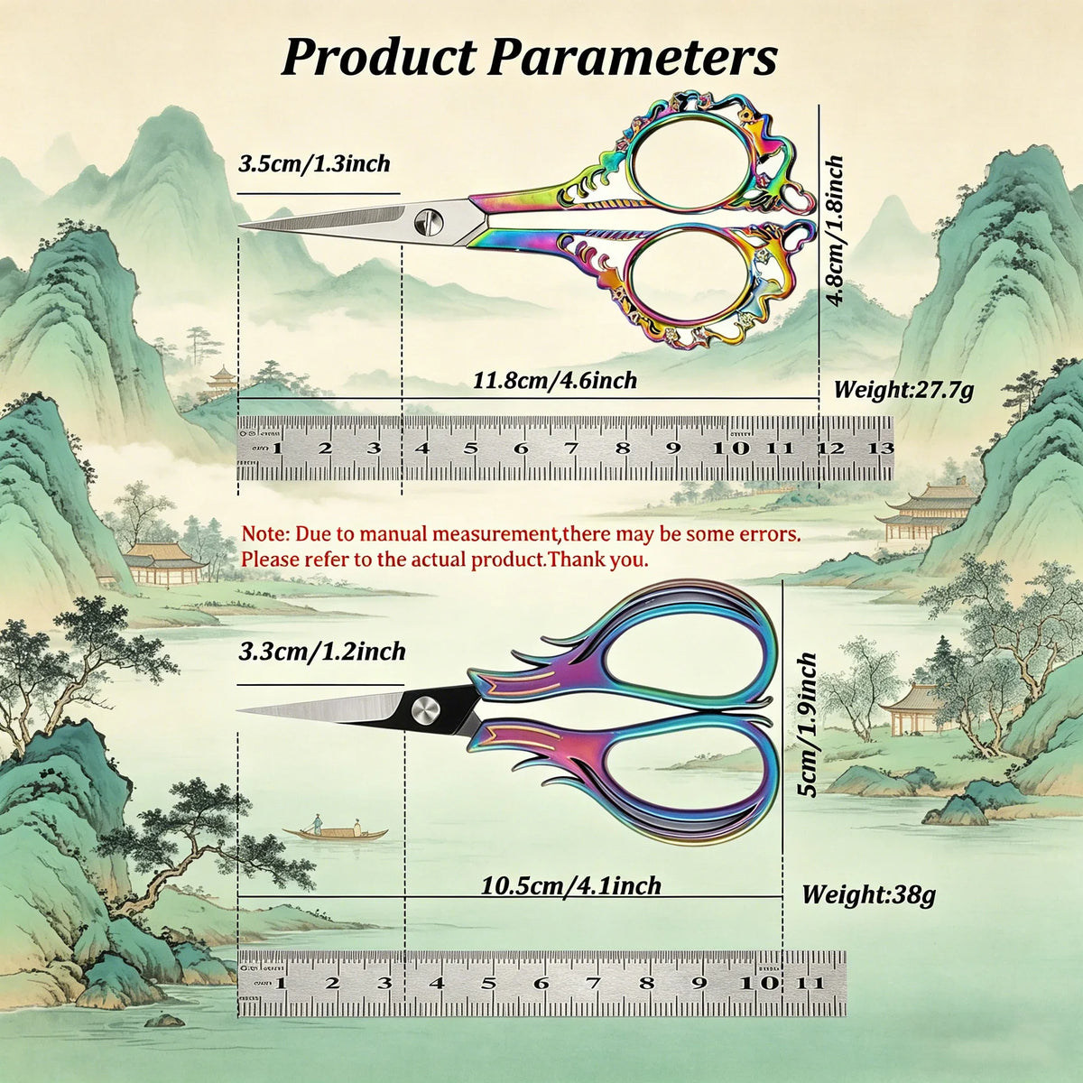 Premium Handmade Embroidery & Tailor Scissors – Stainless Steel