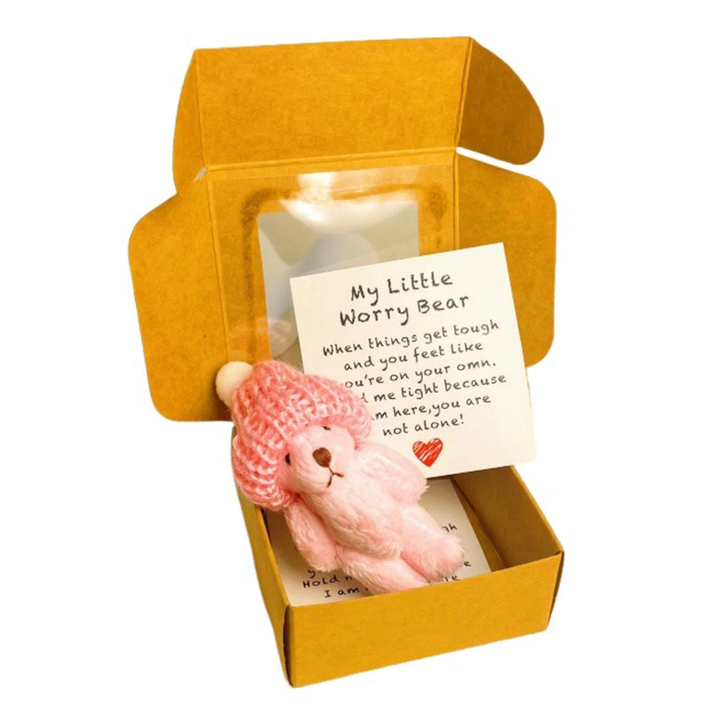 Mini Pocket Bear Hug in a Box | Handmade Plush Bear Gift Set
